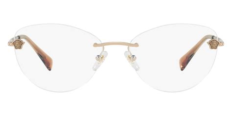 Versace™ VE1248B 1052 54 Pale Copper Eyeglasses 